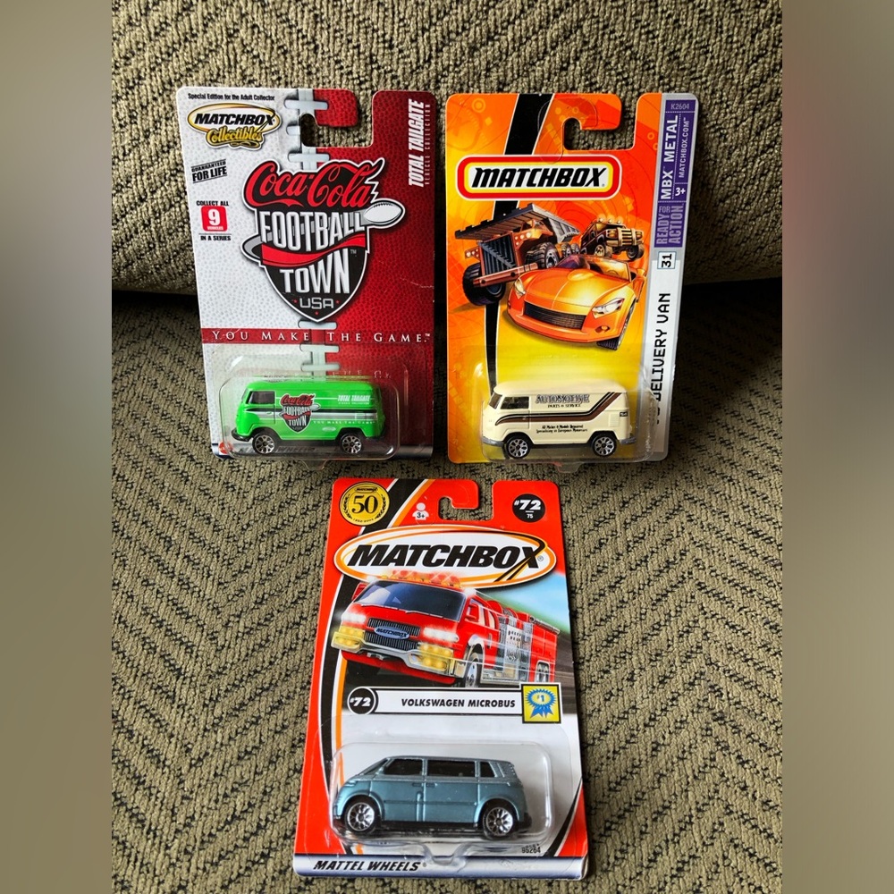 Bundle lot Coca-Cola Volkswagen die cast VW delivery van Microbus toys🤎